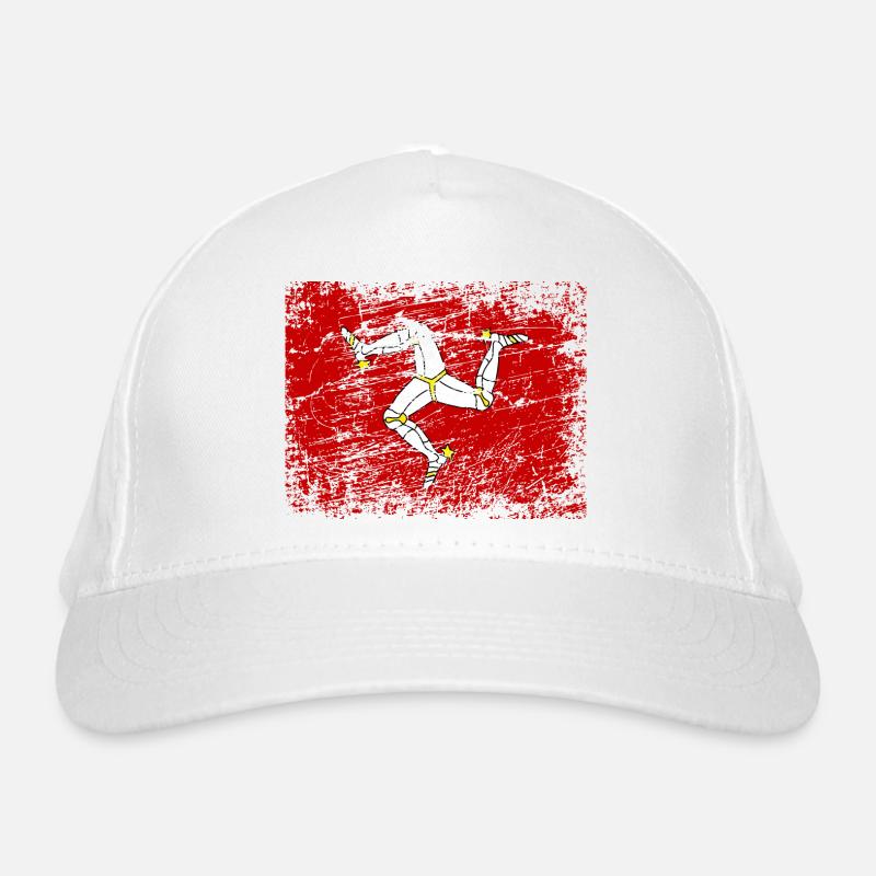 Île de Man Flagge Triskele Drapeau de l’île de Man Casquette classique bio