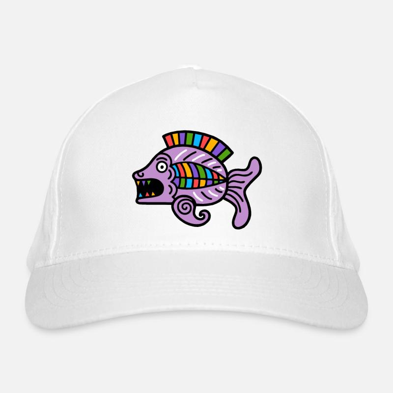 Kultur der Inkas, Fischsymbol Bio-Baseballkappe