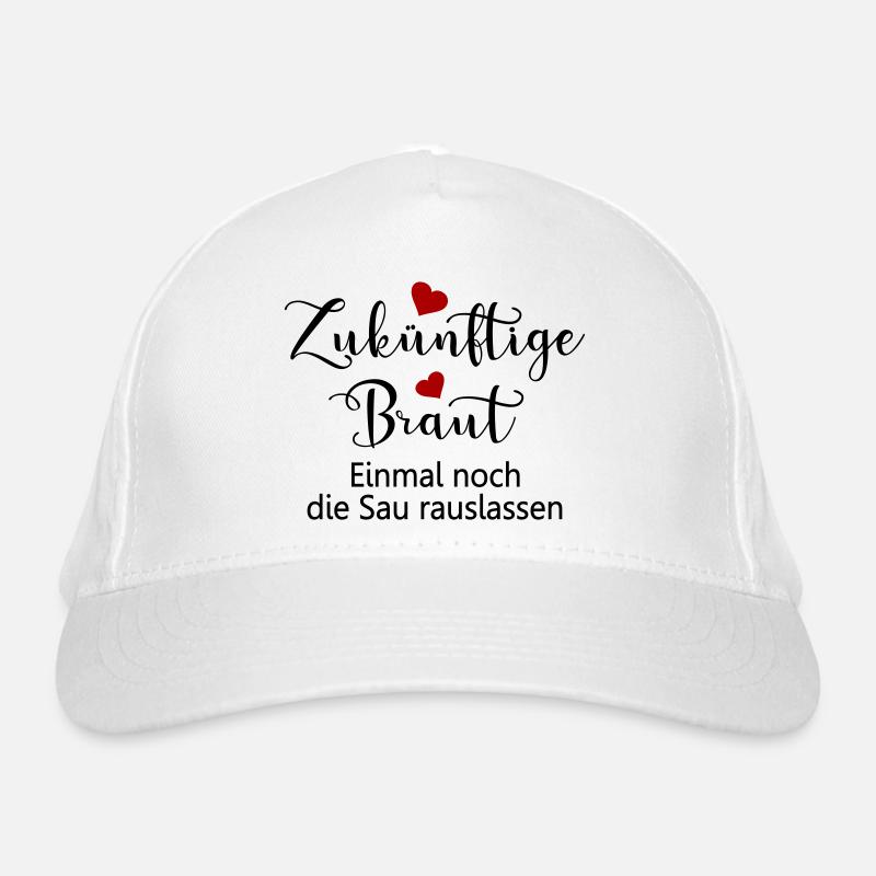 Braut Junggesellinnenabschied lustige Sprüche Bio-Baseballkappe