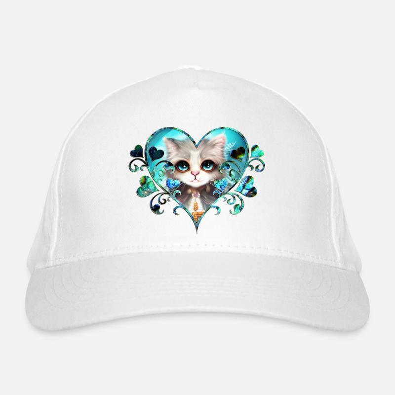 Mignon petit chat moelleux Casquette classique bio