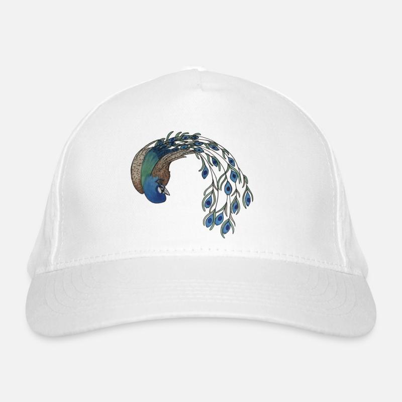 Peacock Organic Baseball Cap