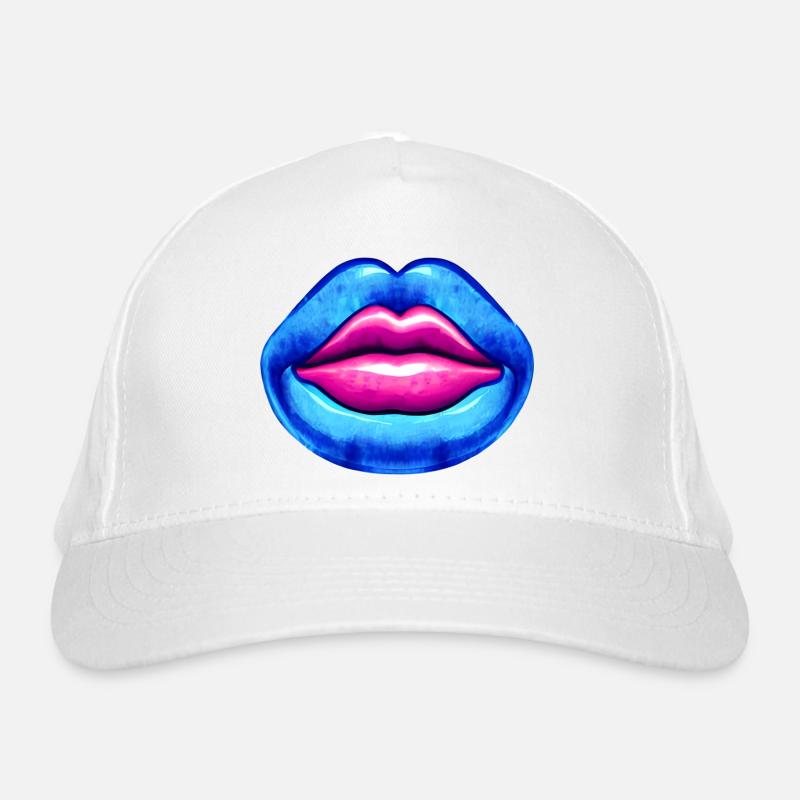 Lippen Bio-Baseballkappe