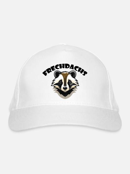 Frechdachs - Bio-Baseballkappe - Weiß