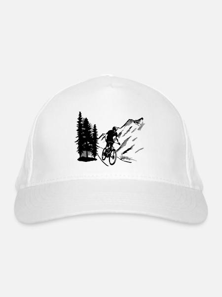 VTT, VTT, VTT - Casquette classique bio - blanc