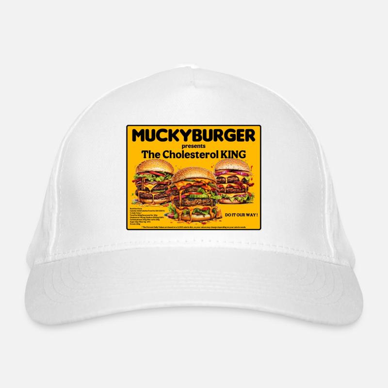 Muckyburger - Le roi du cholestérol. Restauration rapide Casquette classique bio