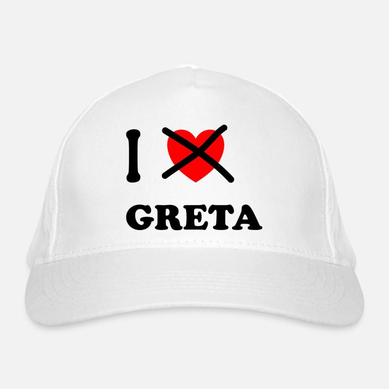 Greta mag ich nicht mehr Bio-Baseballkappe