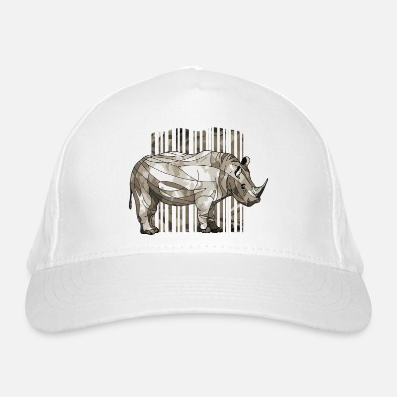 Nashorn Bio-Baseballkappe
