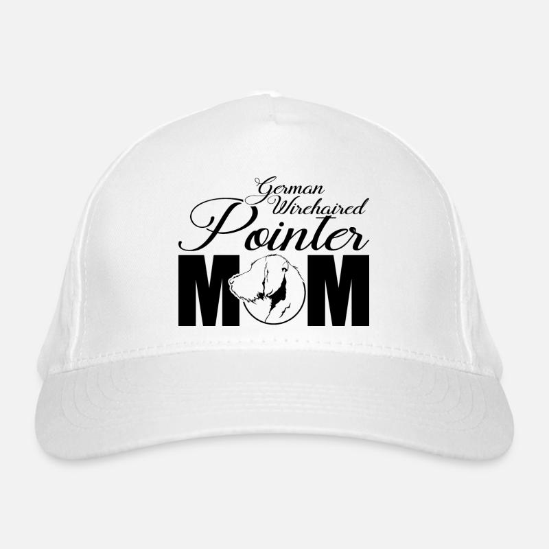 German Wirehaired Pointer Profil Mom Wilsigns Bio-Baseballkappe