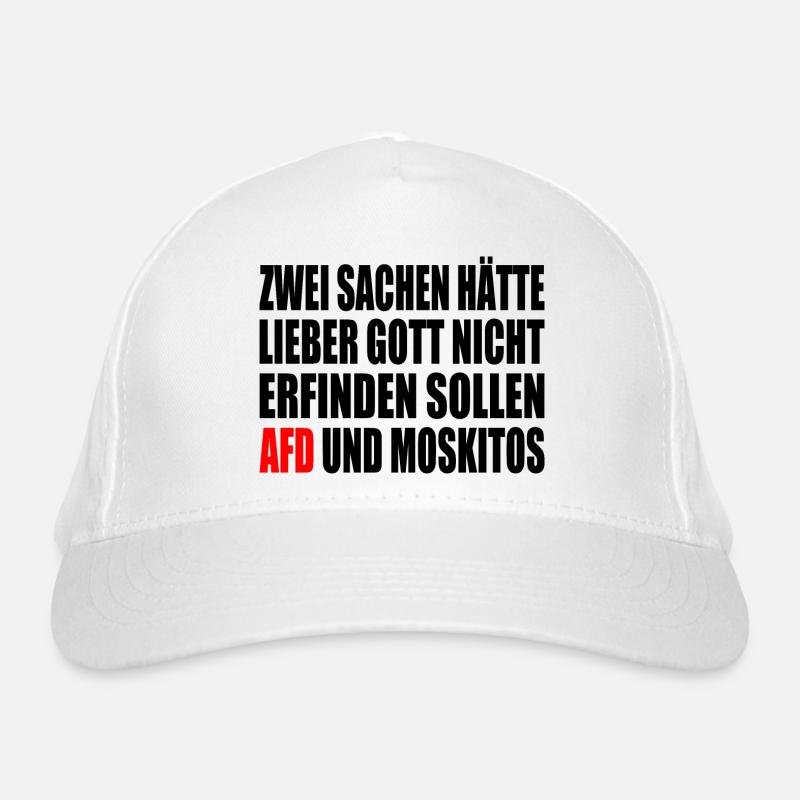 Fck afd - afd und moskitos Bio-Baseballkappe