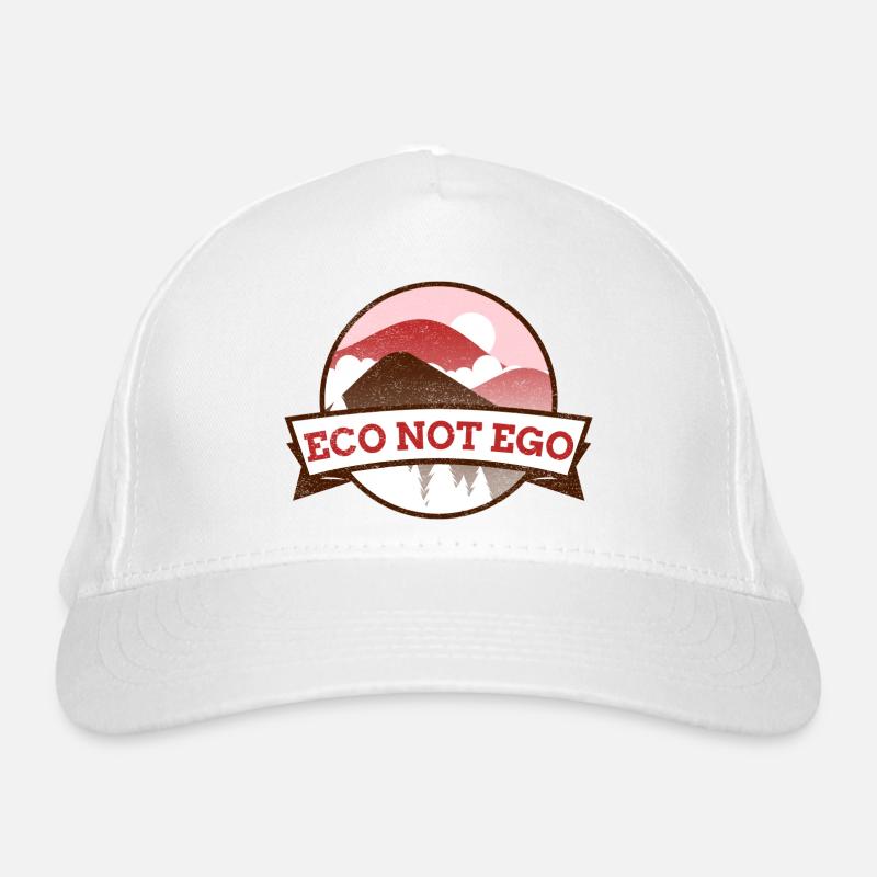 Eco not Ego Bio-Baseballkappe