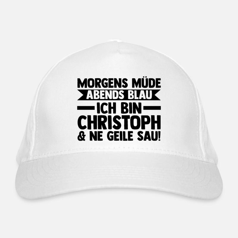 First name Chris Christoph Organic Baseball Cap