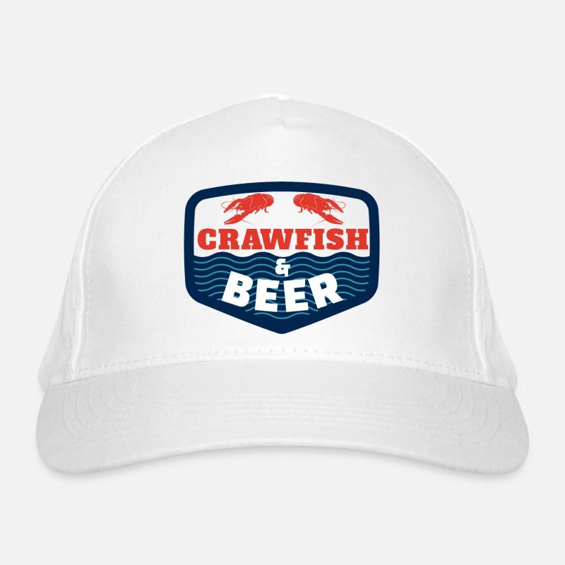 Crawfish & Beer – Maritime Delight Organic Baseball Cap