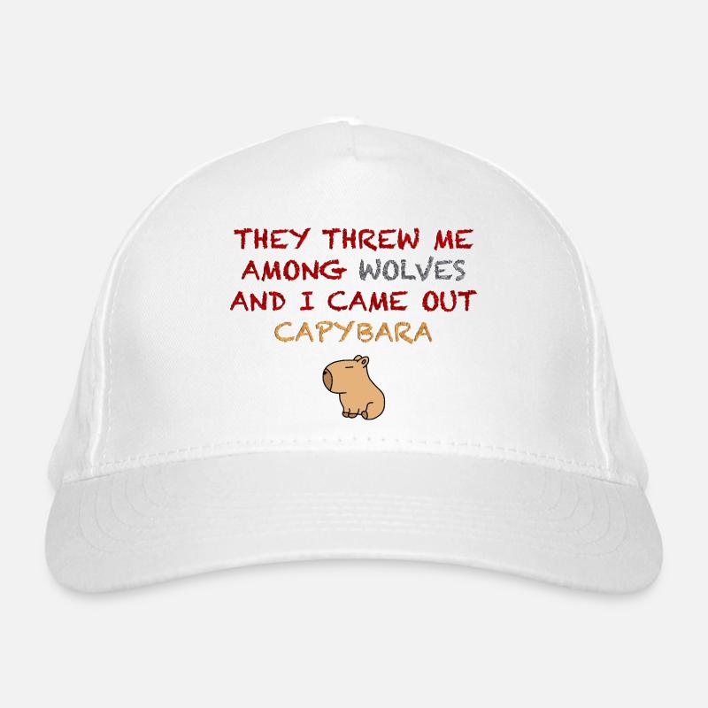 Ich bin ein Capybara Bio-Baseballkappe