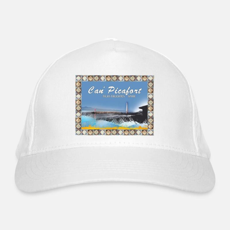 Can Picafort Illustration côtière Casquette classique bio
