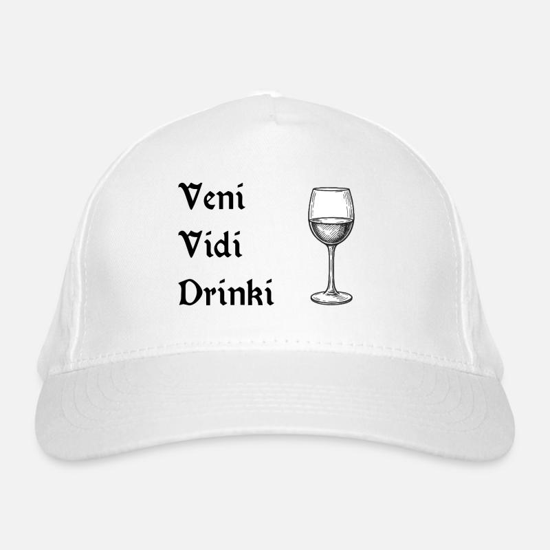 Veni vidi drinki Organic Baseball Cap