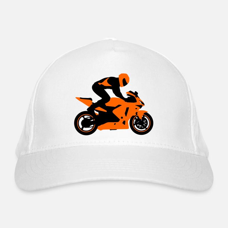 Motorrad Stuntman  Bio-Baseballkappe