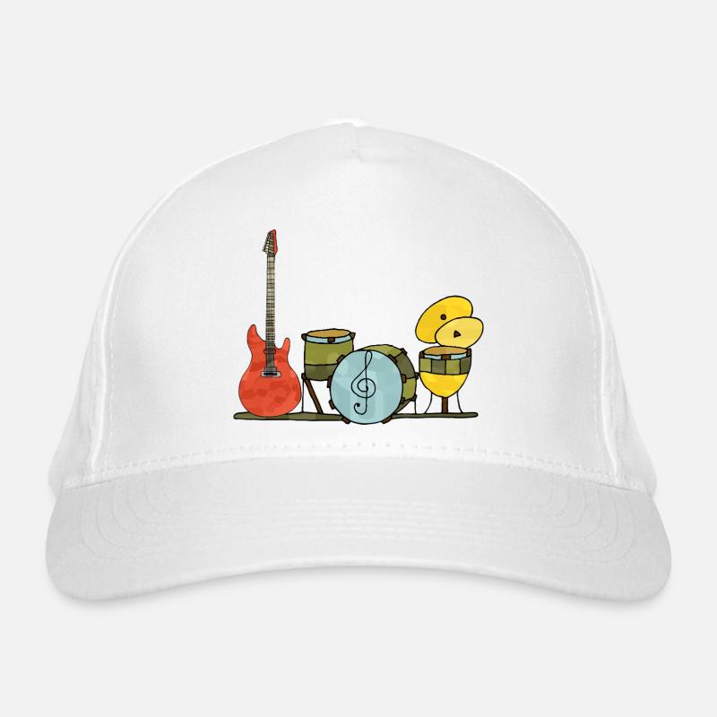 Musical instruments Organic Baseball Cap