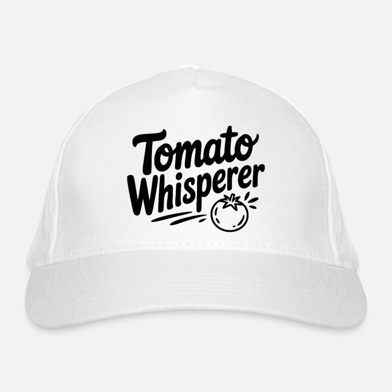 Tomatenflüsterer Bio-Baseballkappe