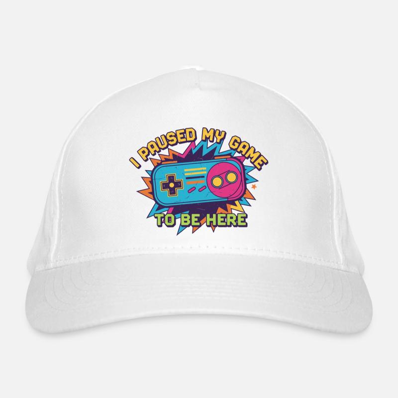 Retro Controller Meme Tee Organic Baseball Cap