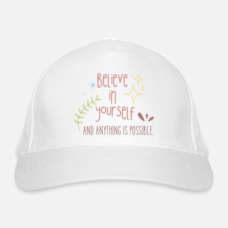 Croyez en vous Casquette classique bio