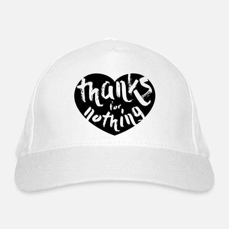 Merci pour rien Casquette classique bio