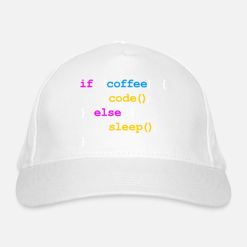No Coffee No Code Programmeur Informaticien Casquette classique bio