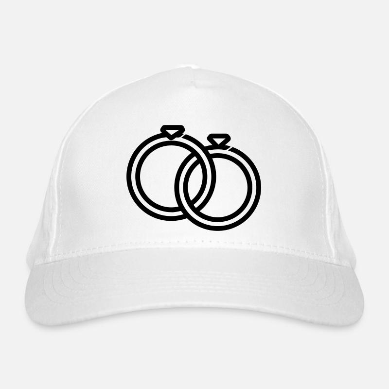 Eheringe Bio-Baseballkappe