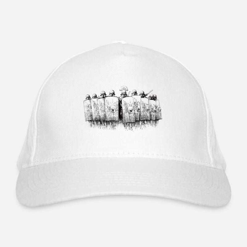 Legion (schwarz und weiß) Bio-Baseballkappe