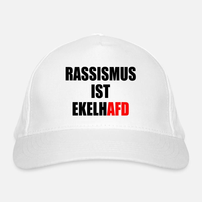 rassismus ist ekelhafd Bio-Baseballkappe