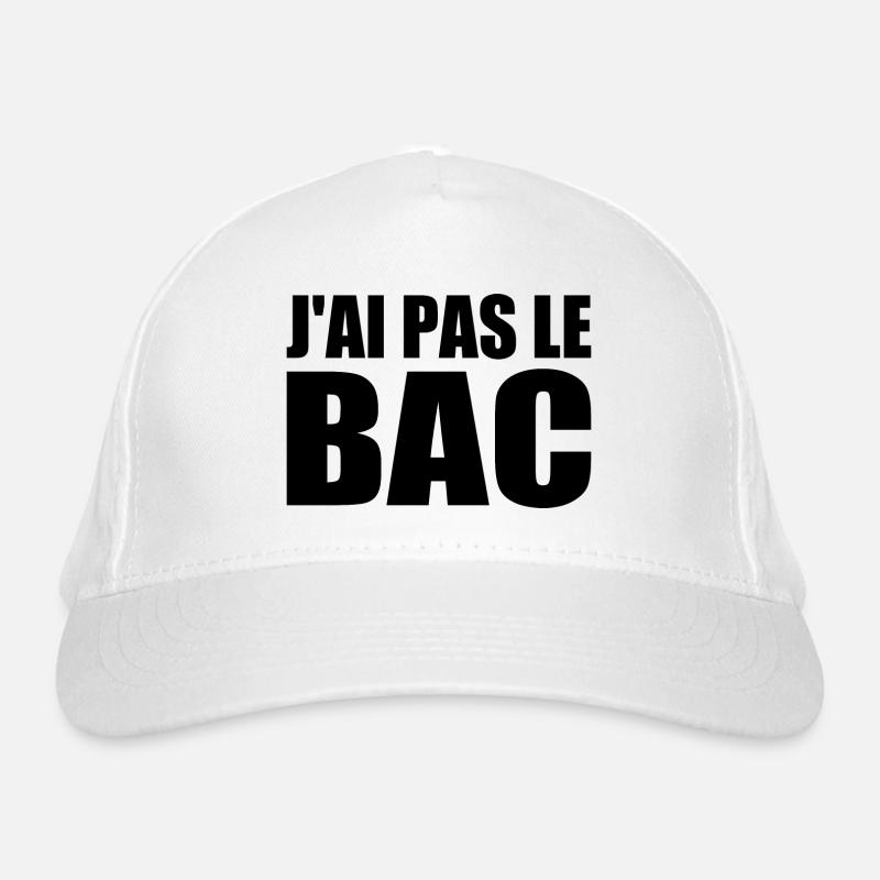 j'ai pas le bac Casquette classique bio