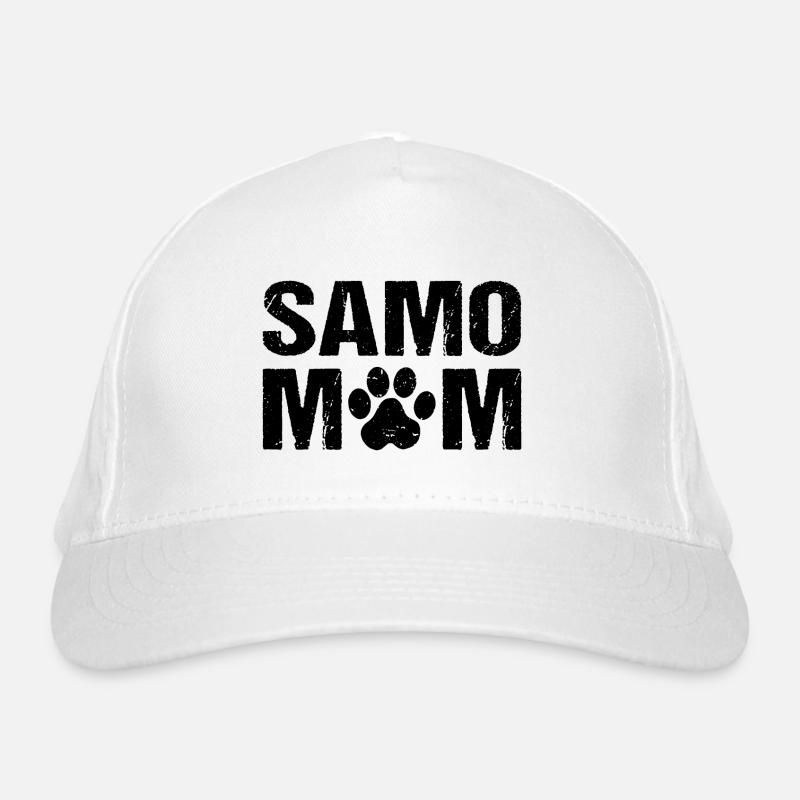 Samo Mom Samoyed Dogs Organic Baseball Cap
