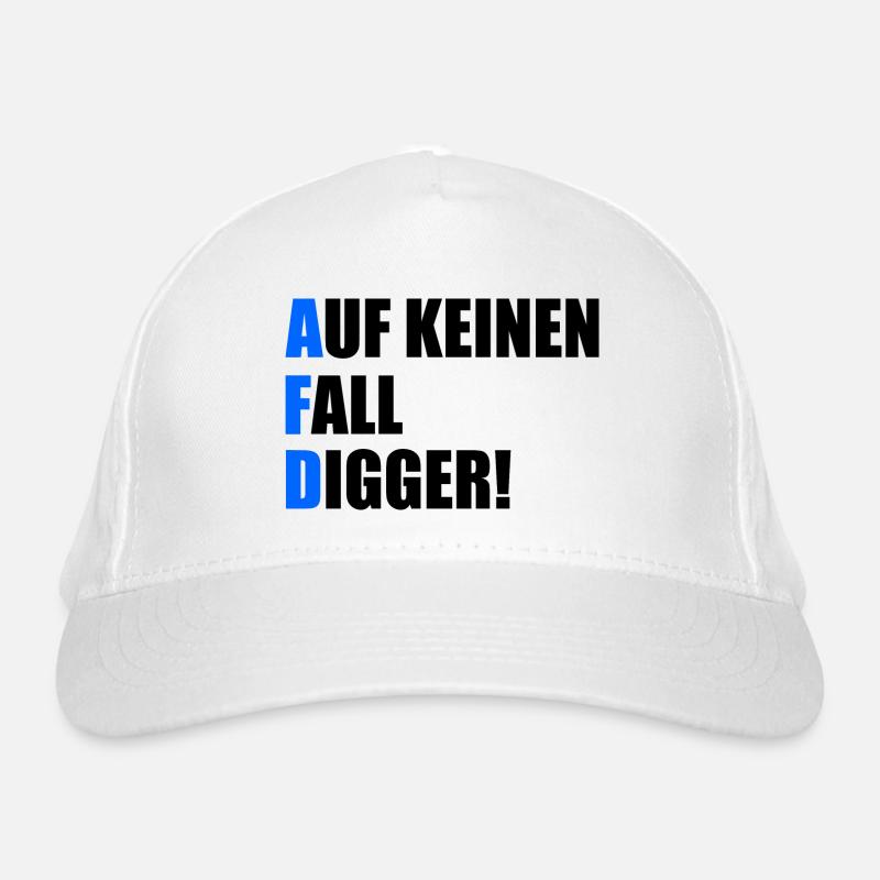 auf keinen fall digga Bio-Baseballkappe