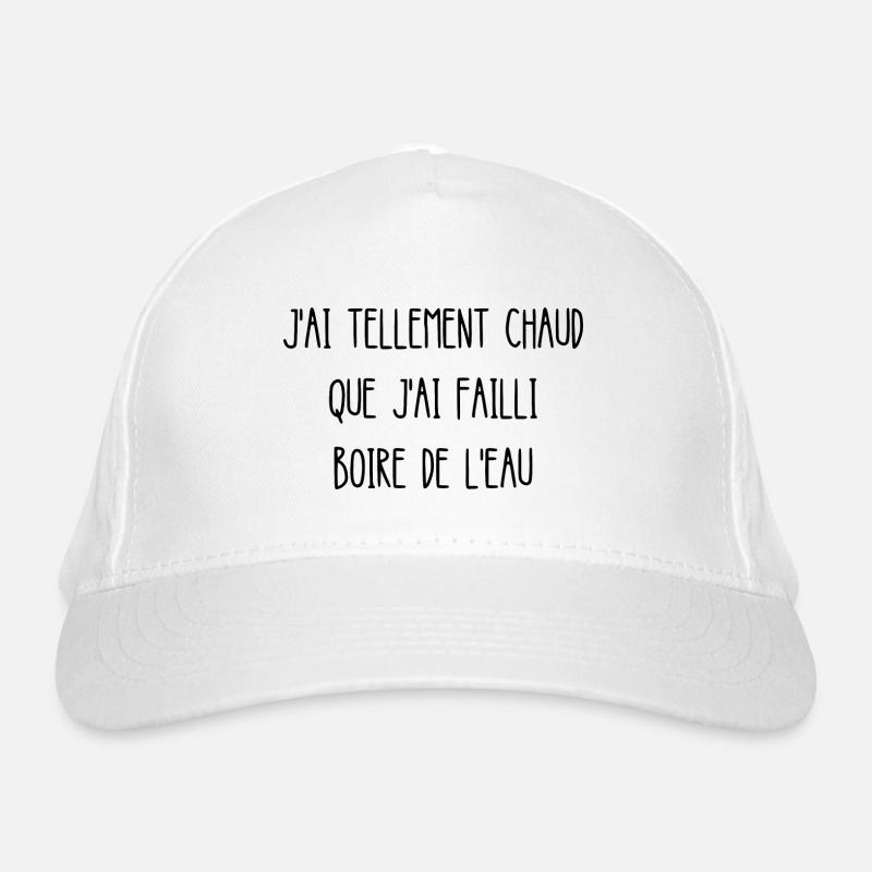 j'ai tellement chaud Casquette classique bio