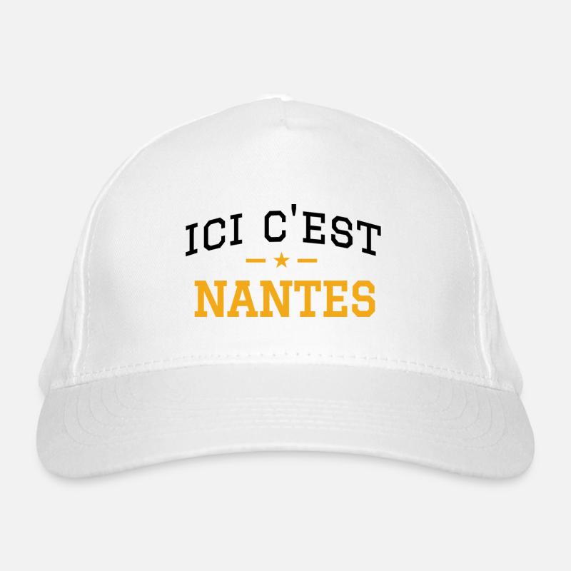 Ici c'est Nantes Casquette classique bio