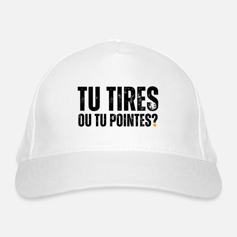 Do you shoot or point? Humor Organic Baseball Cap