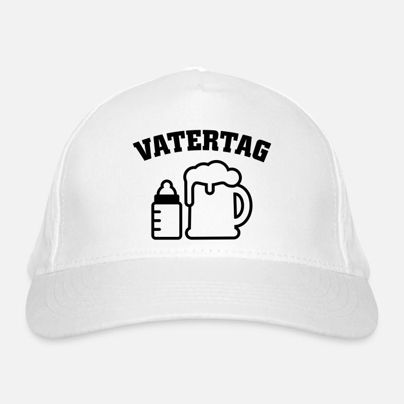 Vatertag - Bio-Baseballkappe - Weiß