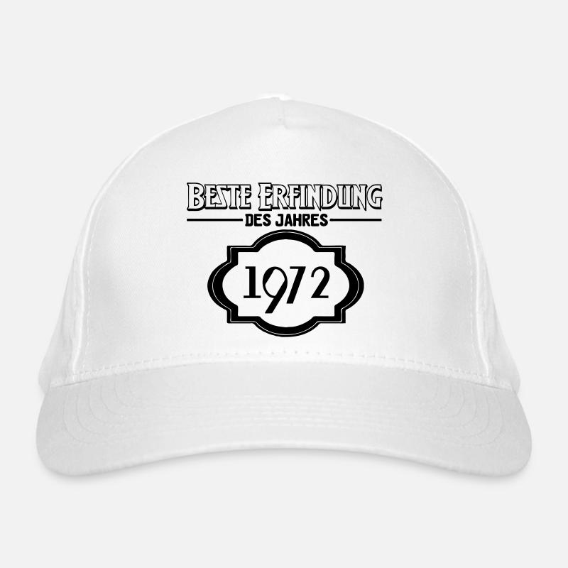 Beste Erfindung 1972 Geburtstag Geschenk Bio-Baseballkappe