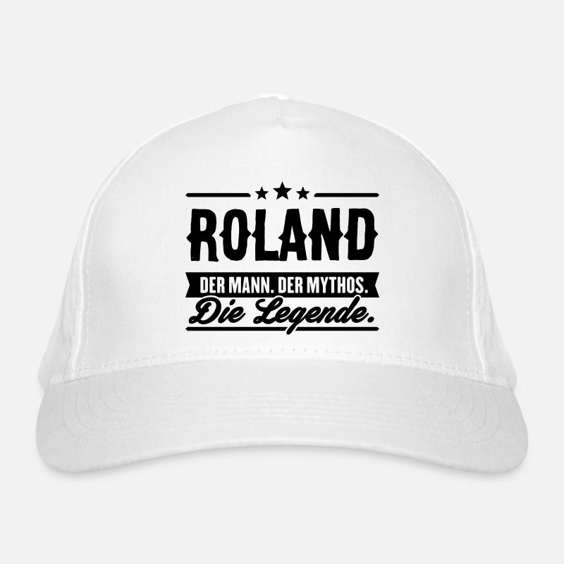 Man Myth Legend Roland Organic Baseball Cap
