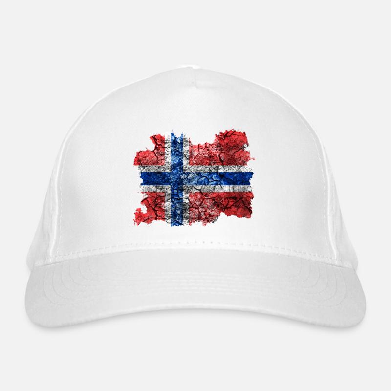 Norvège Drapeau Vintage Casquette classique bio