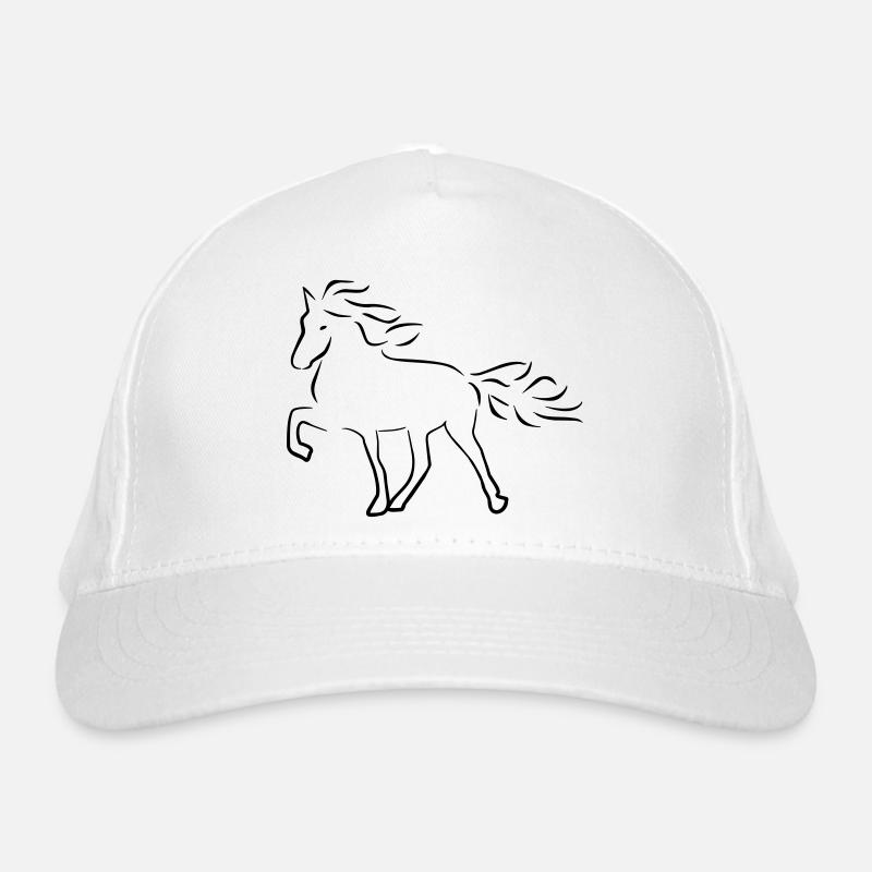 Islandpferd Bio-Baseballkappe