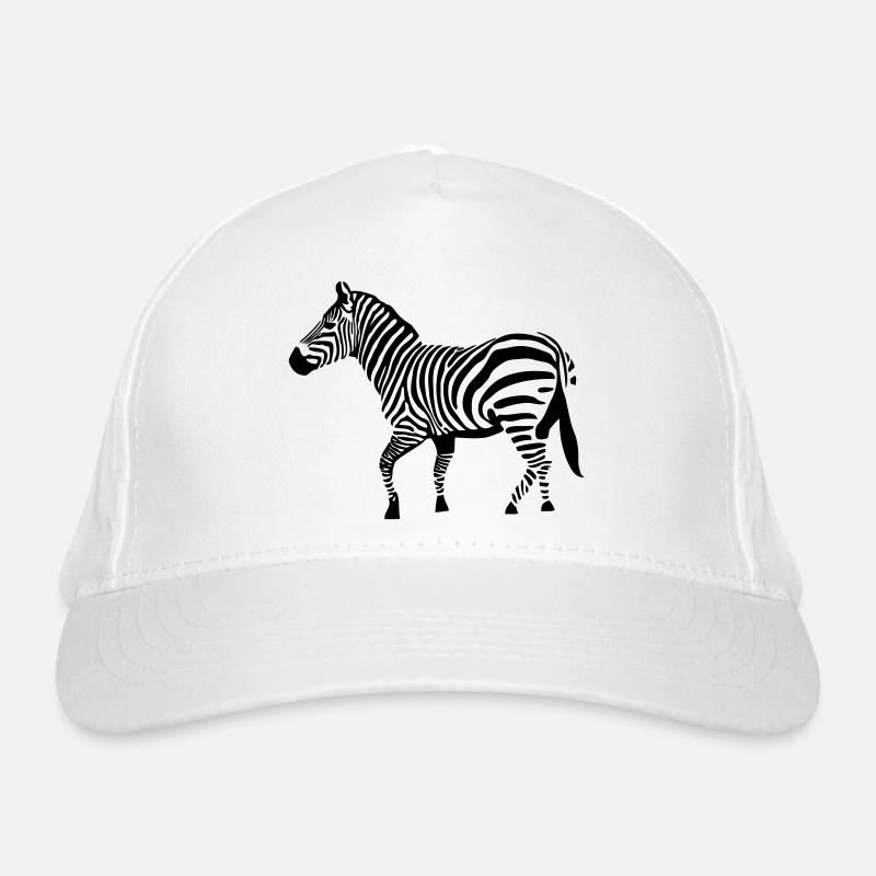 zebra Zeichnung Zebra-Vektor-Savanne Bio-Baseballkappe