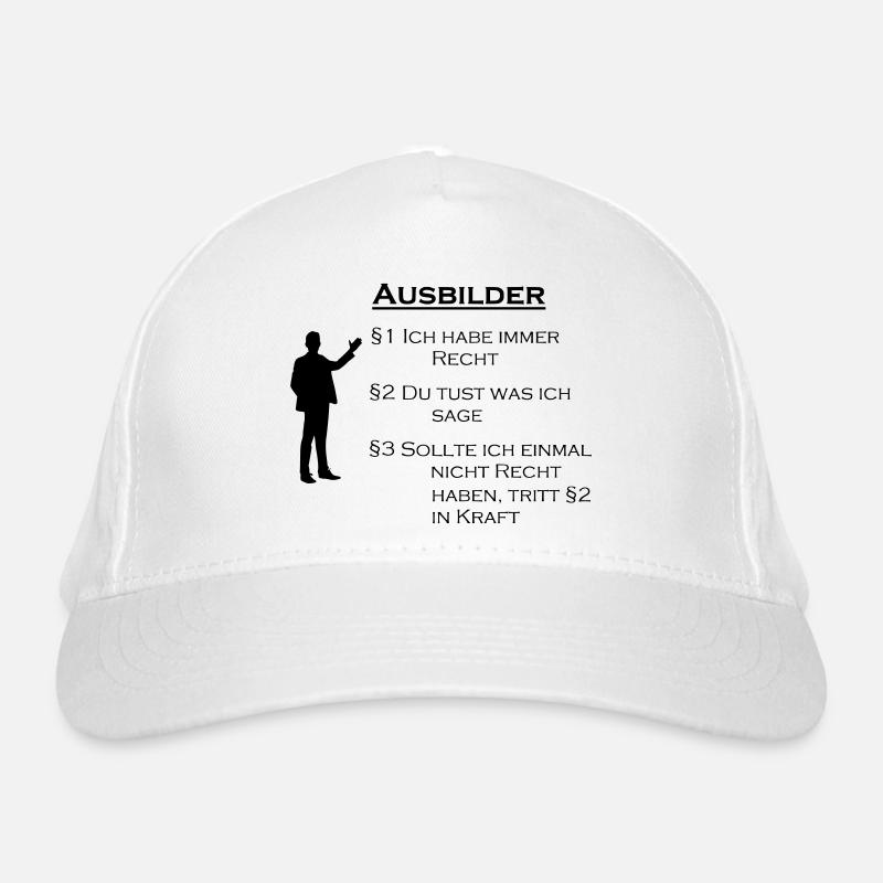 Ausbilder Geschenk Bio-Baseballkappe