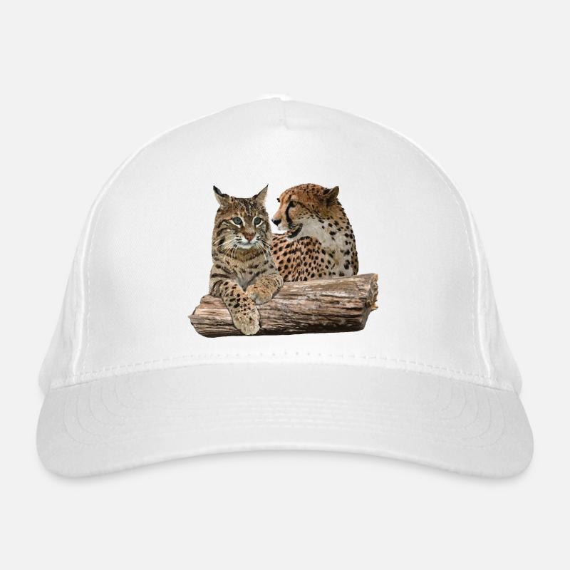 Luchs und Gepard Bio-Baseballkappe