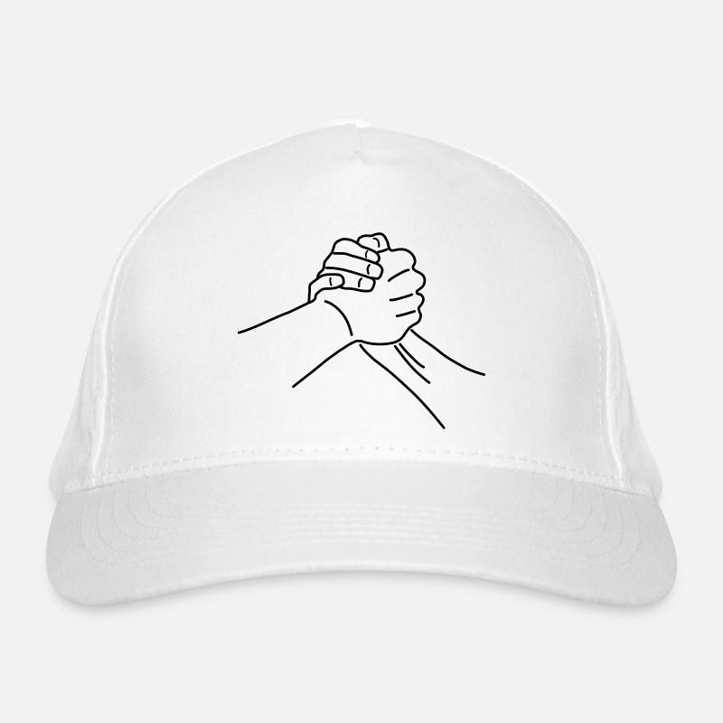 Handschlag Bio-Baseballkappe