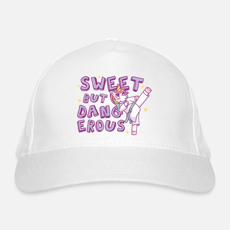 Douce mais dangereuse Licorne de Karaté Casquette classique bio