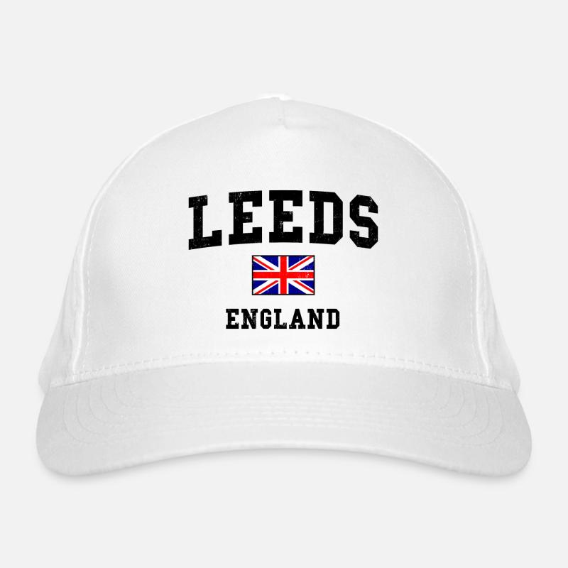 Conception du drapeau de Leeds, Angleterre Casquette classique bio