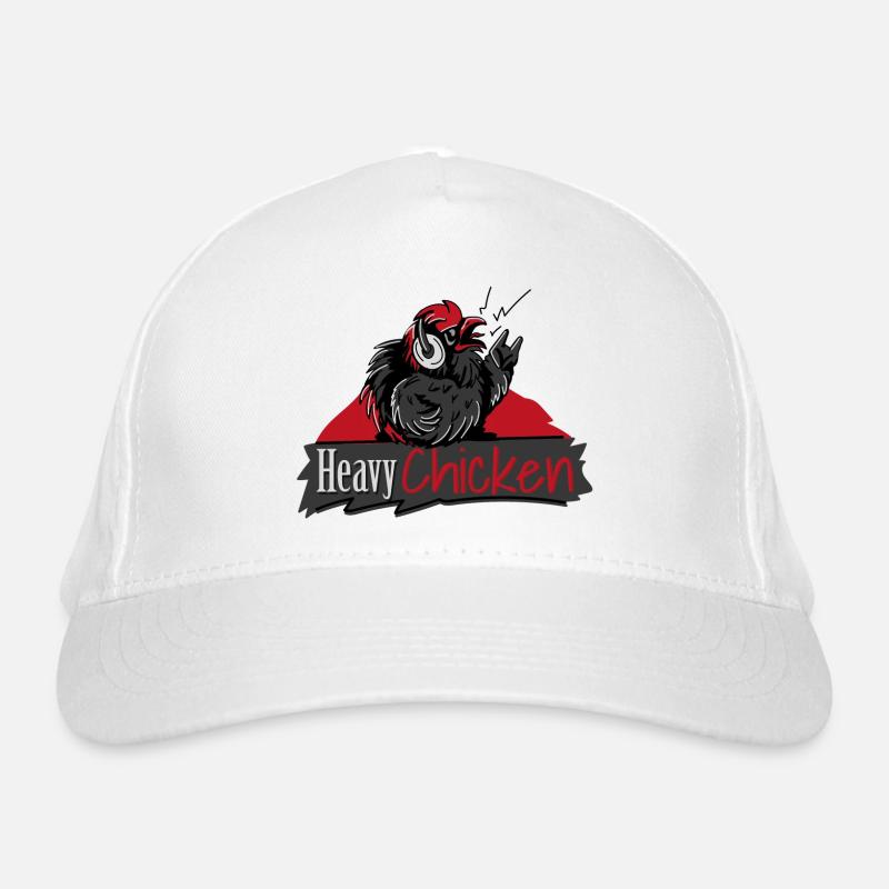 Heavy Chicken Bio-Baseballkappe