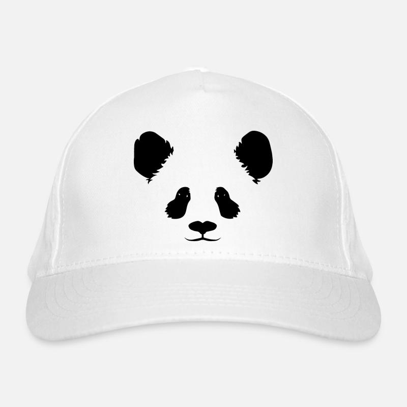 Visage de panda Casquette classique bio