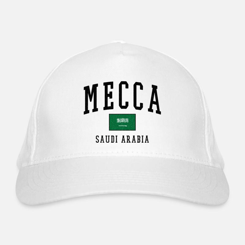 Mecca Saudi Arabia Flag Design Organic Baseball Cap