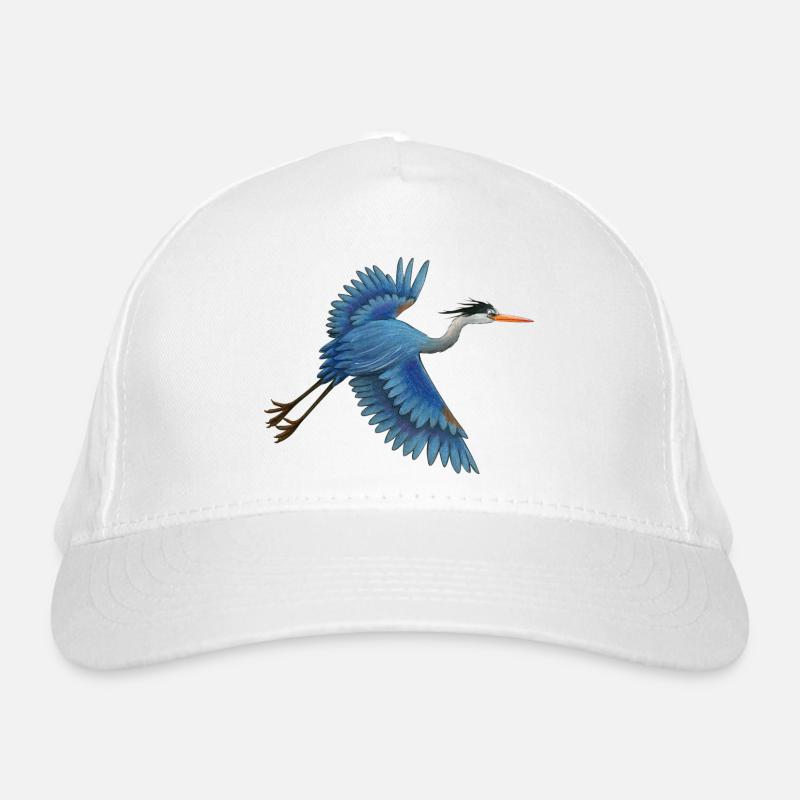 Héron bleu Casquette classique bio